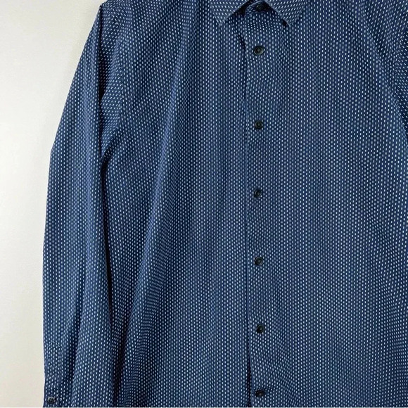π Expressβ Medium Slim Fit Medium 15-15.5β, Navy Design - Picture 4 of 13